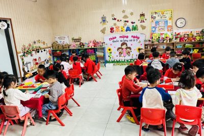 🌸 HOẠT ĐỘNG STEM: THIẾT KẾ BƯU THIẾP TẶNG MẸ 🌸 LỚP D5 TRƯỜNG MẦM NON BẠCH LONG