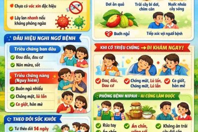 🔔 🔔 TUYÊN TRUYỀN PHÒNG, CHỐNG BỆNH DO VI RÚT NIPAH 🔔🔔